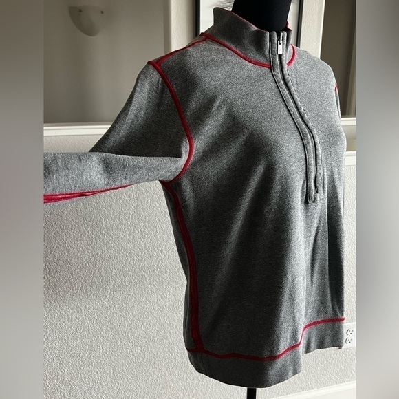 Tommy BAHAMA REVERSIBLE 3/4 ZIP SWEATSHIRT - SMALL - Picture 2 of 6